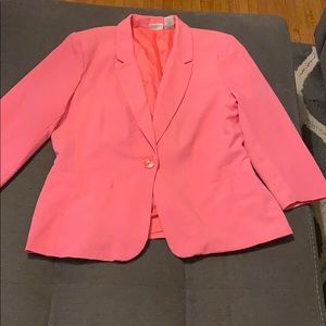 Pink Blazer 3/4 length sleeves